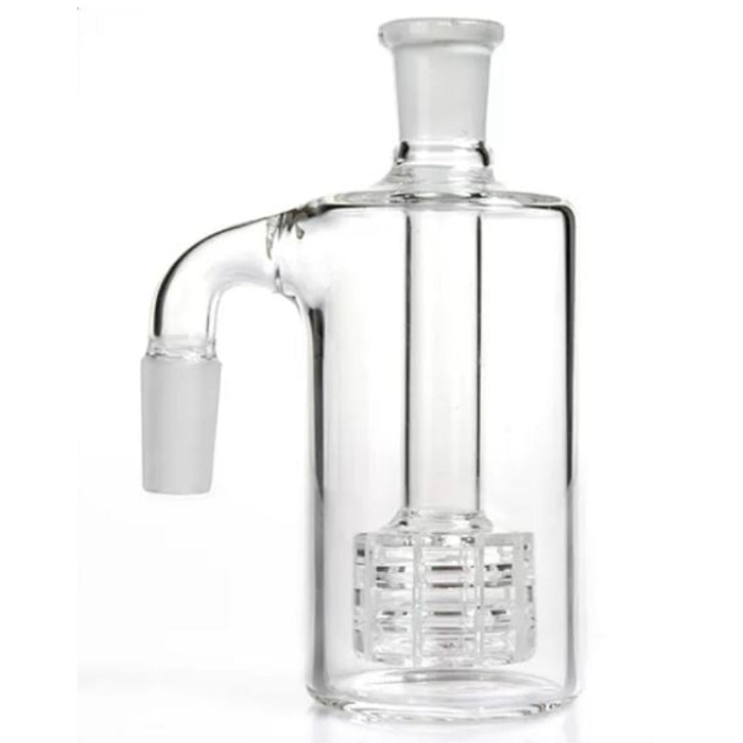 CaliConnected Clear Glass Matrix Perc Ashcatcher