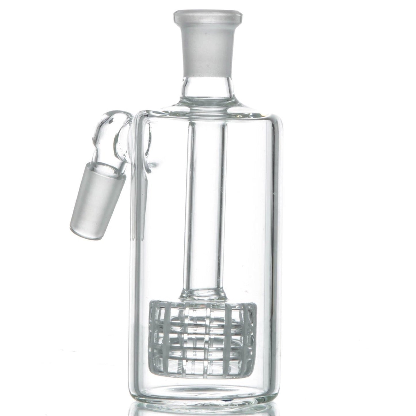 CaliConnected Clear Glass Matrix Perc Ashcatcher