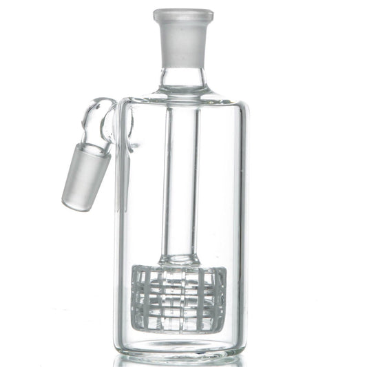 CaliConnected Clear Glass Matrix Perc Ashcatcher